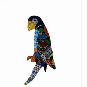 Zcaukya Wall Decor Hanging for Indoor Outdoor Home Bedroom Office Garden (Parrot